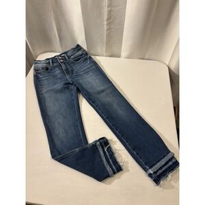 KanCan | exclusively for Maurice's | medium washed frayed hem jeans Size 25